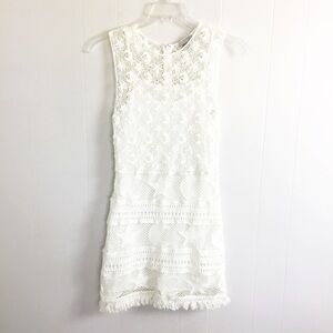 ASOS Cream Moon Star Dress Size 4 Festival Knit